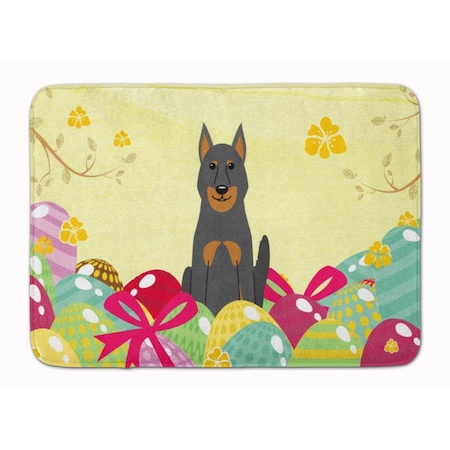 Carolines Treasures Easter Eggs Beauce Shepherd Dog Machine Washable Memory Foam Mat BB6080RUG
